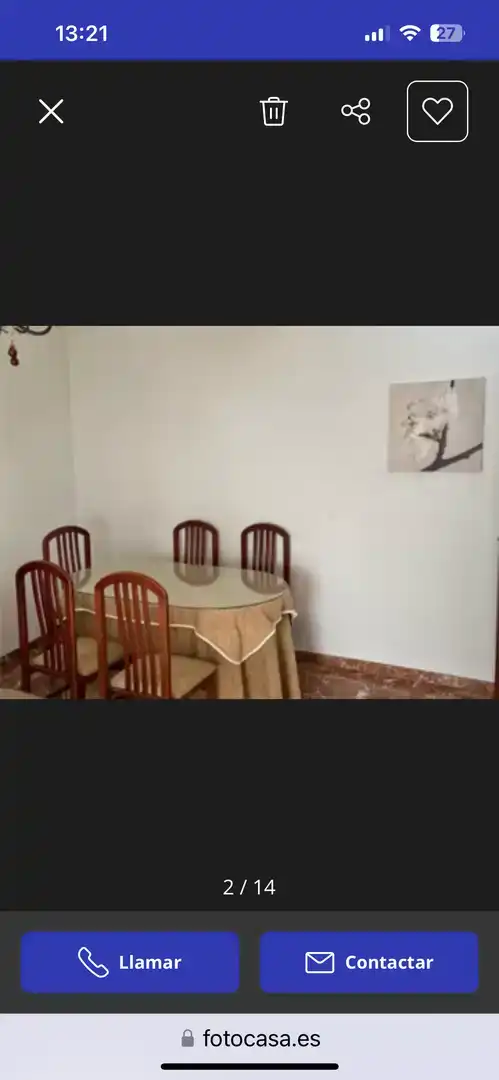 Dining room of Flat for rent in Llerena  with Air Conditioner, Furnished and Balcony