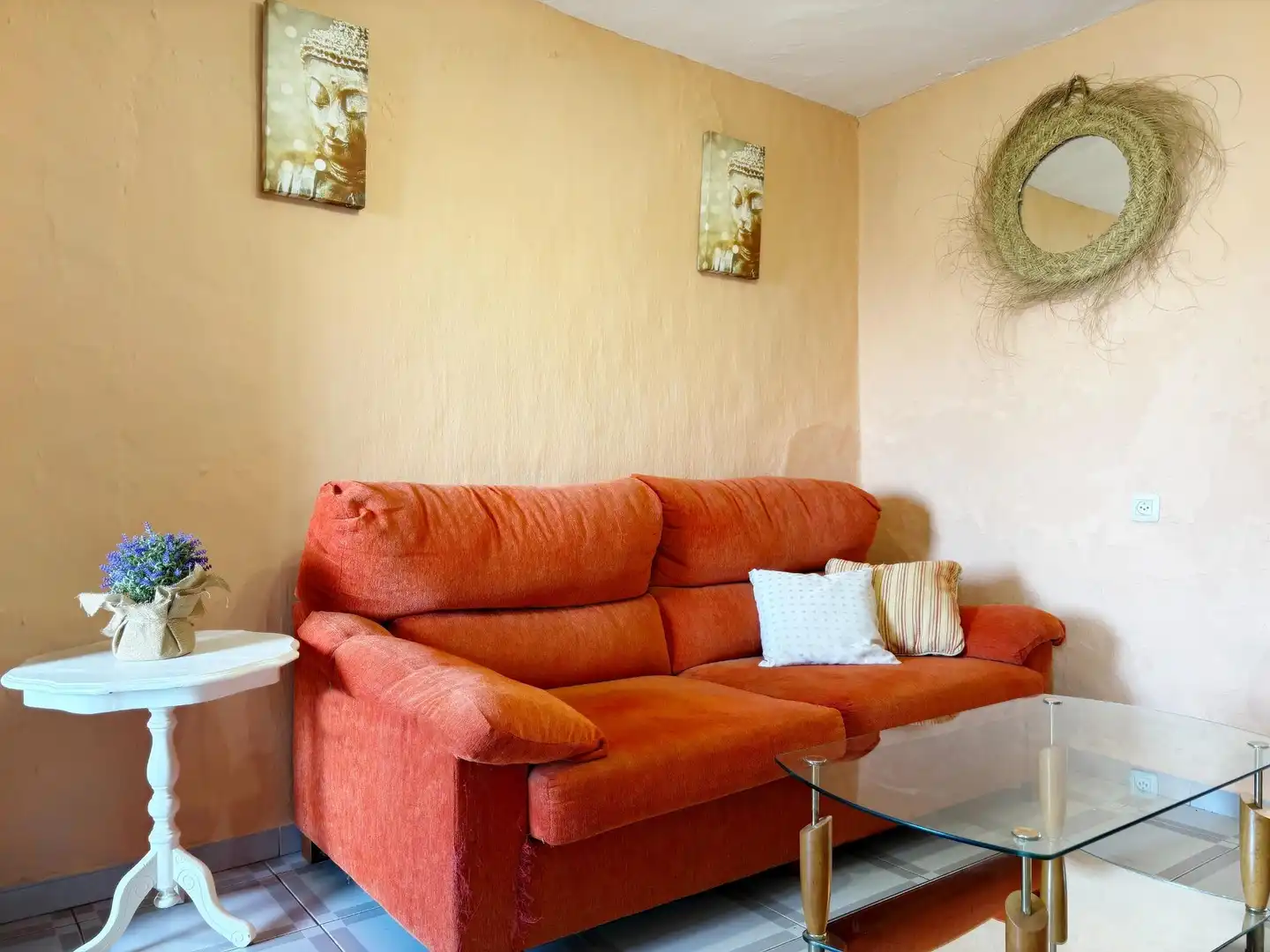 Sala de estar de Finca rústica en venta en Yunquera con Terraza, Trastero y Amueblado