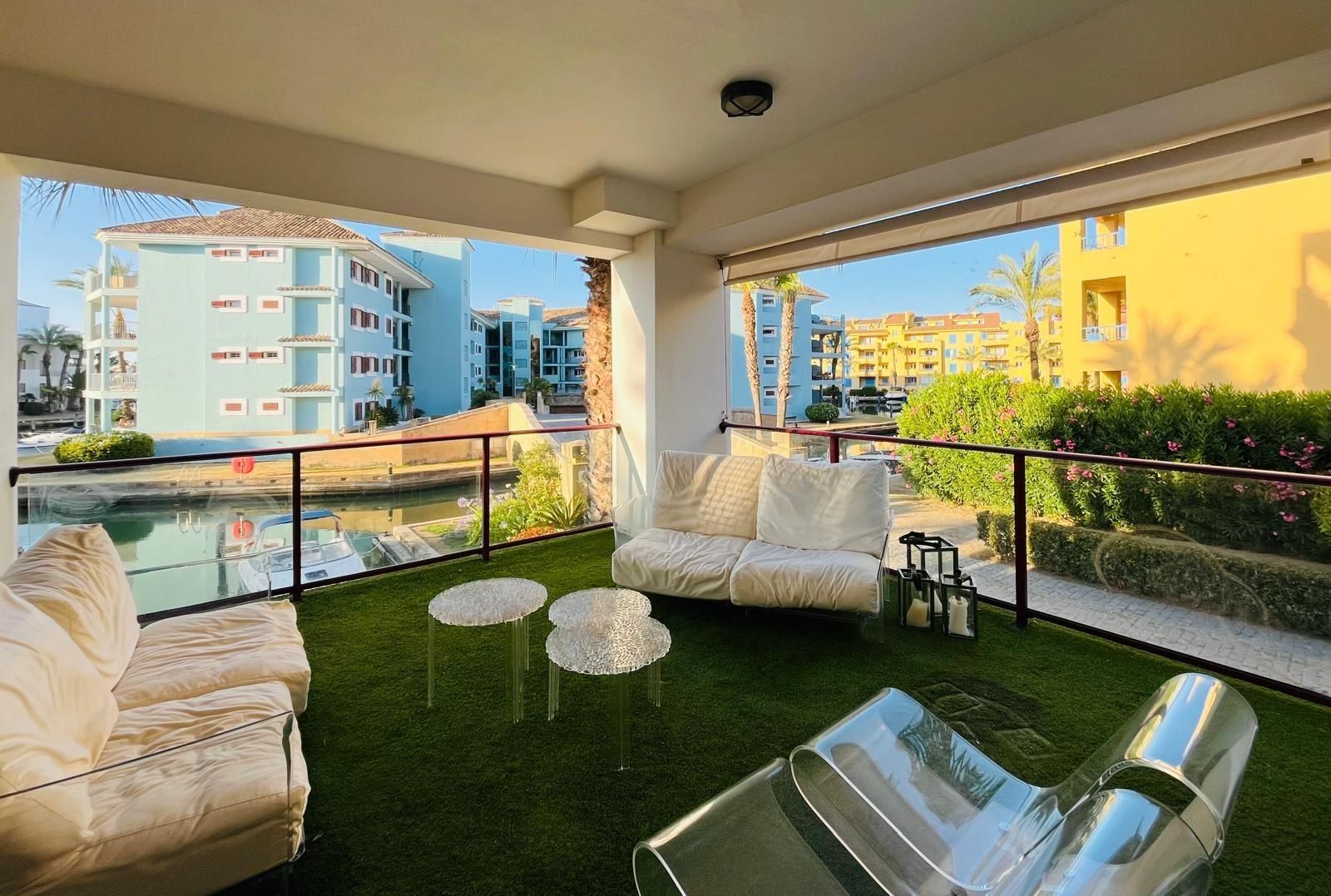 Terrace of Apartment to rent in San Roque  with Air Conditioner, Private garden and Terrace