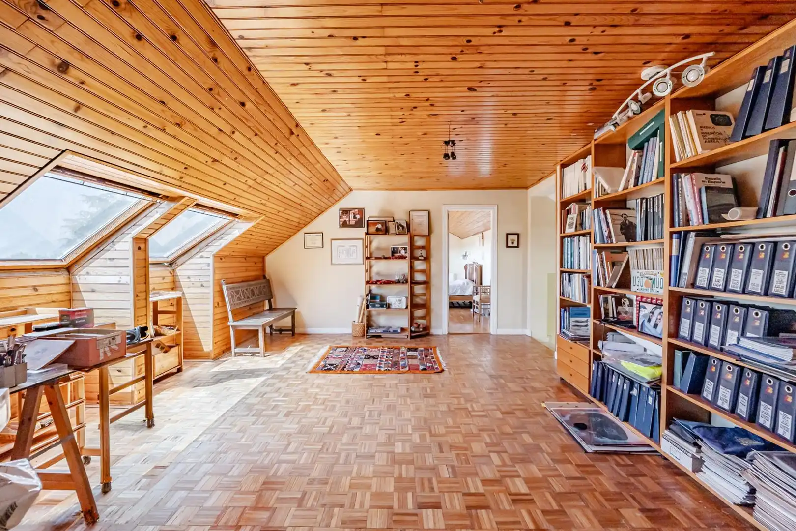 Sala de estar de Casa o chalet en venta en Las Rozas de Madrid con Aire acondicionado, Calefacción y Jardín privado