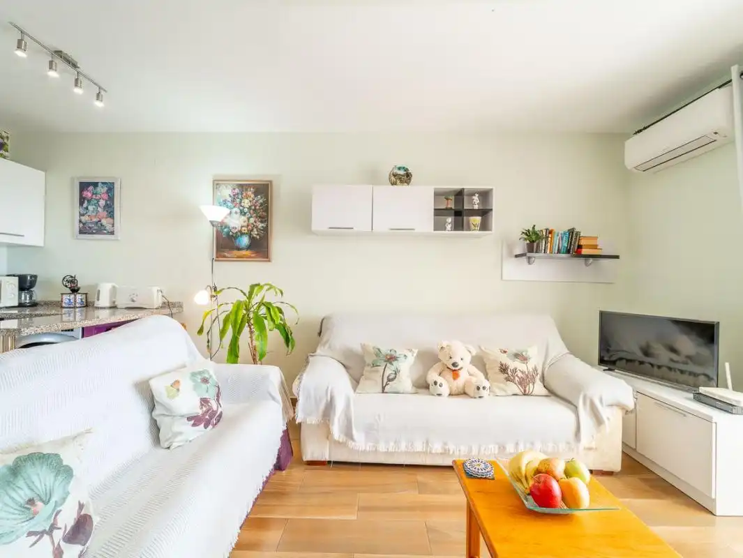 Sala de estar de Planta baja en venta en Nerja con Aire acondicionado, Calefacción y Terraza