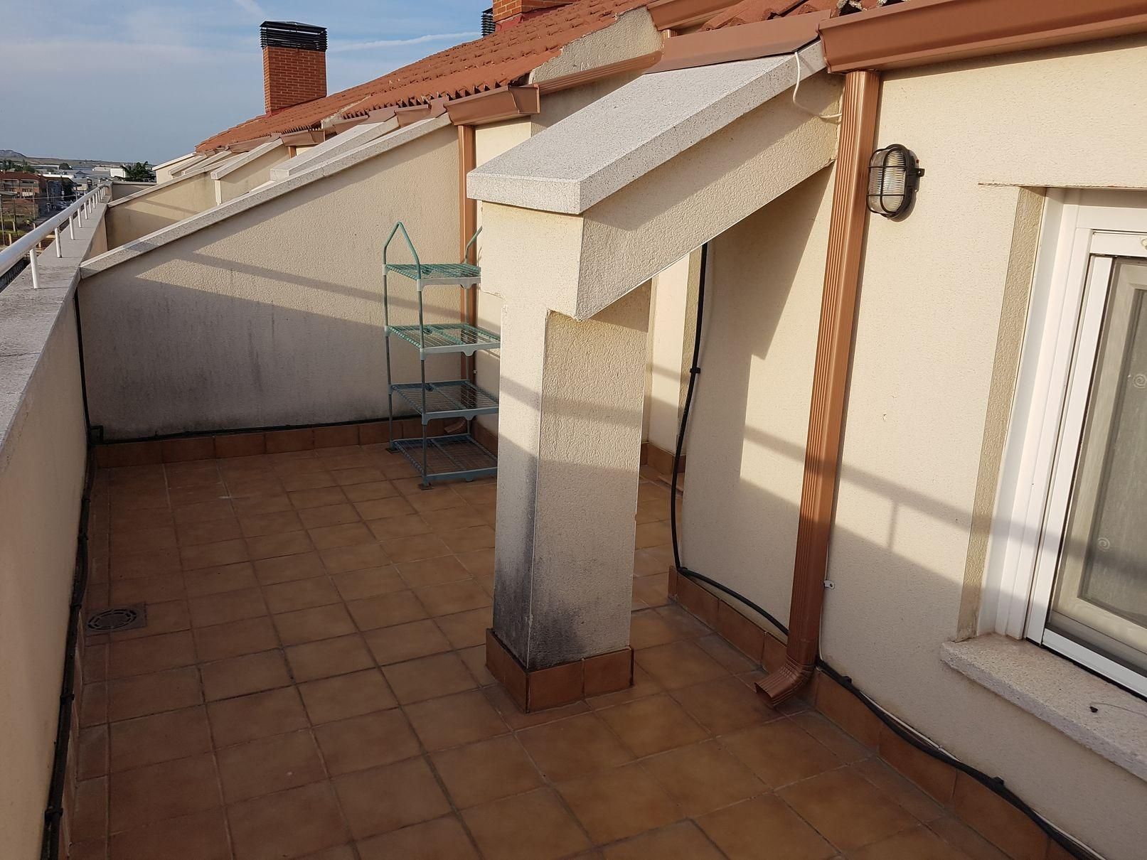 Terrace of Flat for sale in Venta de Baños  with Heating, Parquet flooring and Terrace