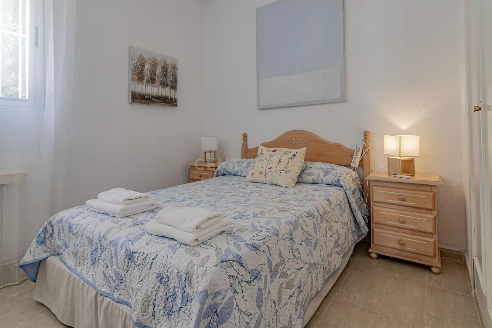 Bedroom of Houses for rent in Calpe / Calp  with Air Conditioner, Private garden and Swimming Pool