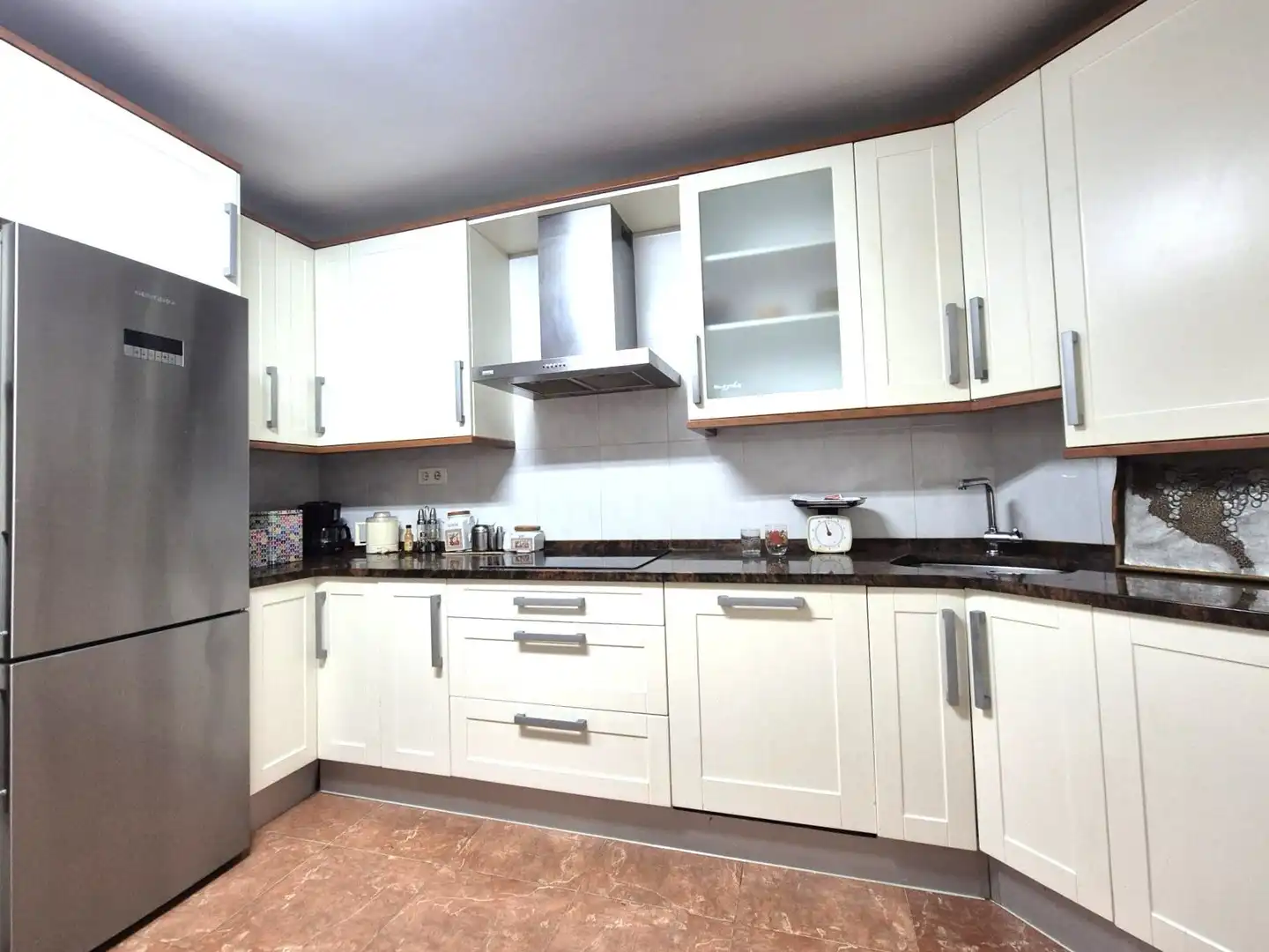 Kitchen of Flat for sale in Portugalete  with Heating, Terrace and Storage room