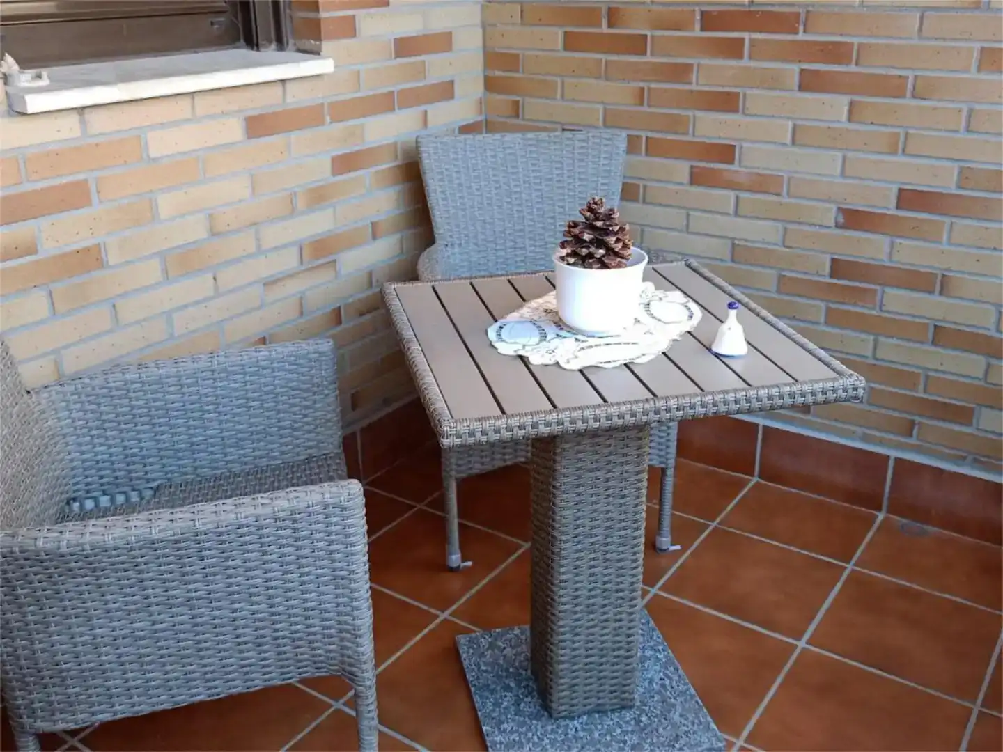Terrace of Flat for share in Seseña  with Private garden, Parquet flooring and Storage room