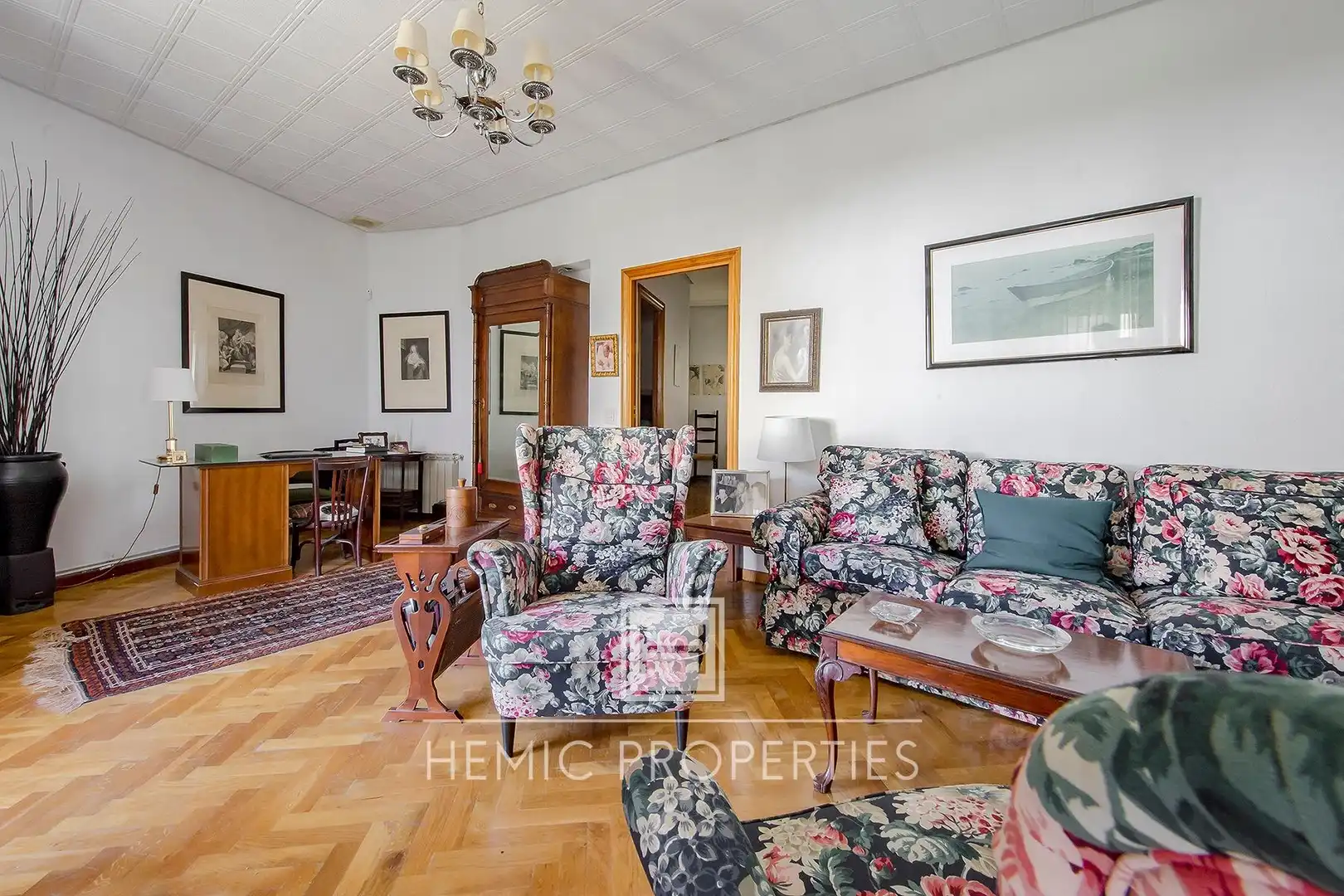 Sala de estar de Piso en venta en Madrid con Trastero y Balcón
