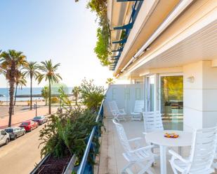 Terrassa de Pis de lloguer en Sitges amb Aire condicionat, Jardí privat i Terrassa