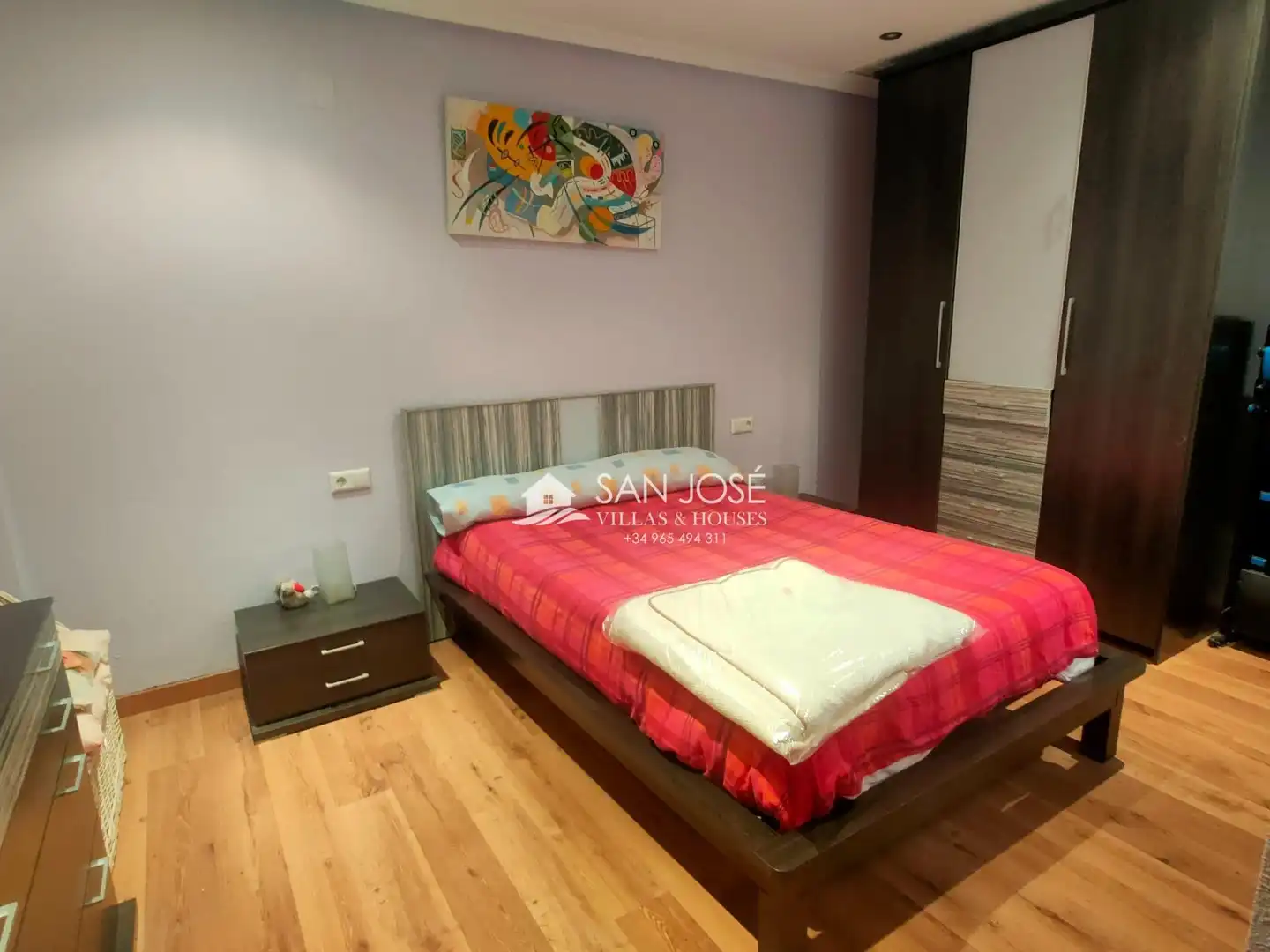 Bedroom of Flat for sale in Aspe  with Air Conditioner, Heating and Terrace