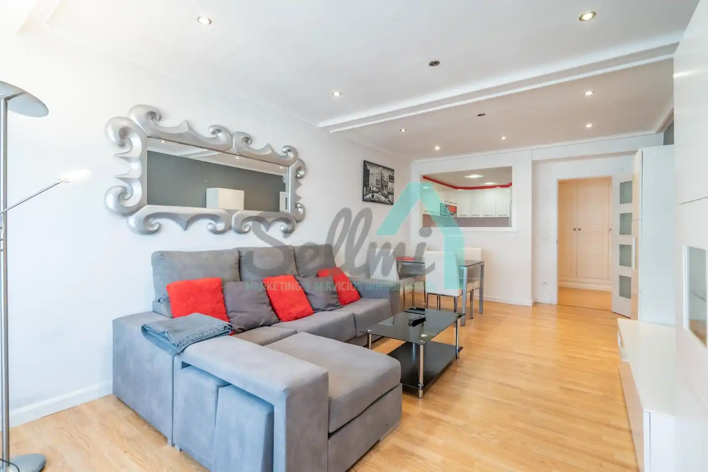 Sala de estar de Piso de alquiler en Oviedo  con Calefacción y Amueblado
