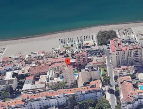 Vista exterior de Estudi de lloguer en Torremolinos amb Aire condicionat, Terrassa i Piscina