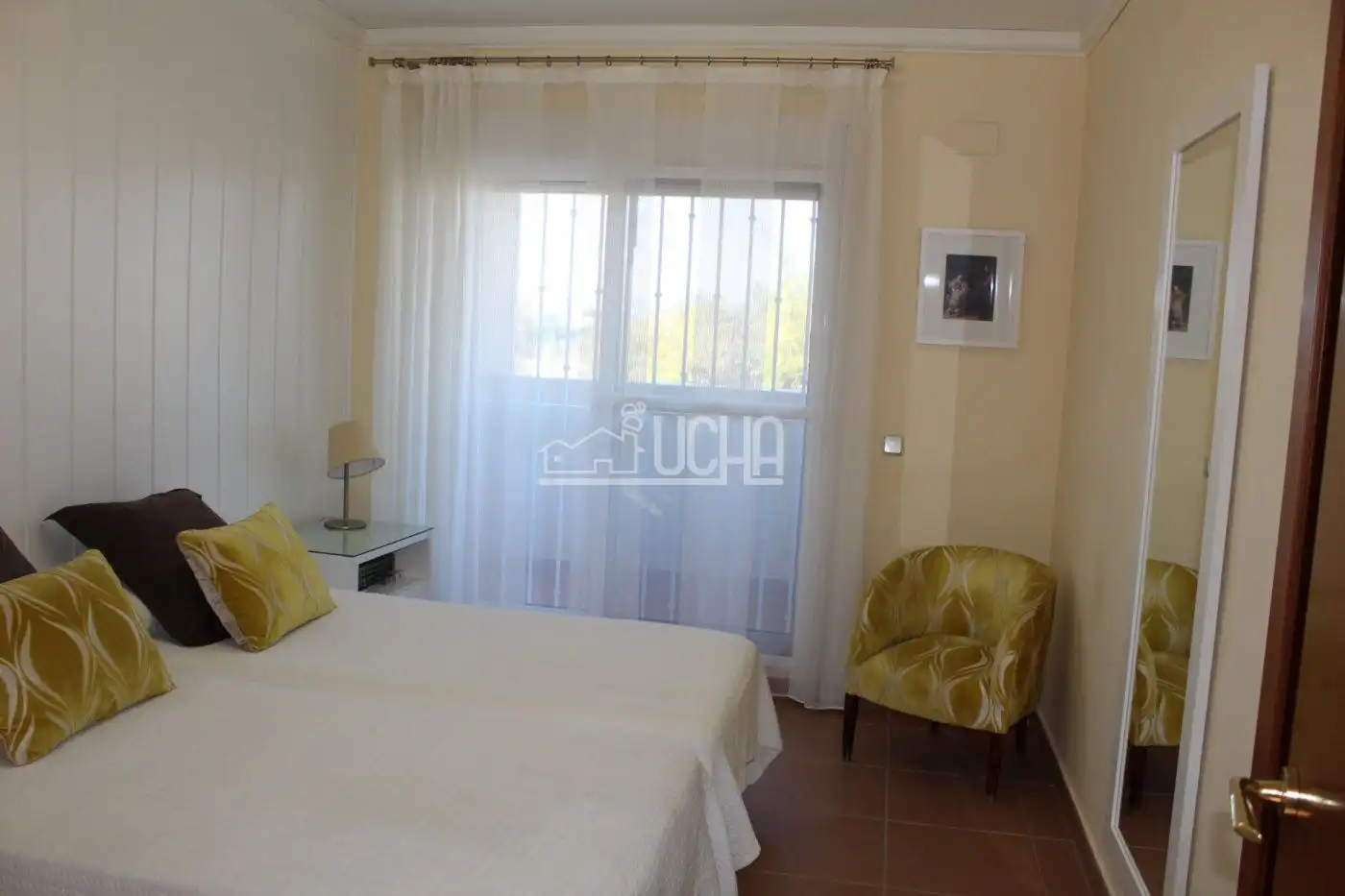 Habitación de Casa adosada de alquiler en Bétera con Aire acondicionado, Calefacción y Jardín privado