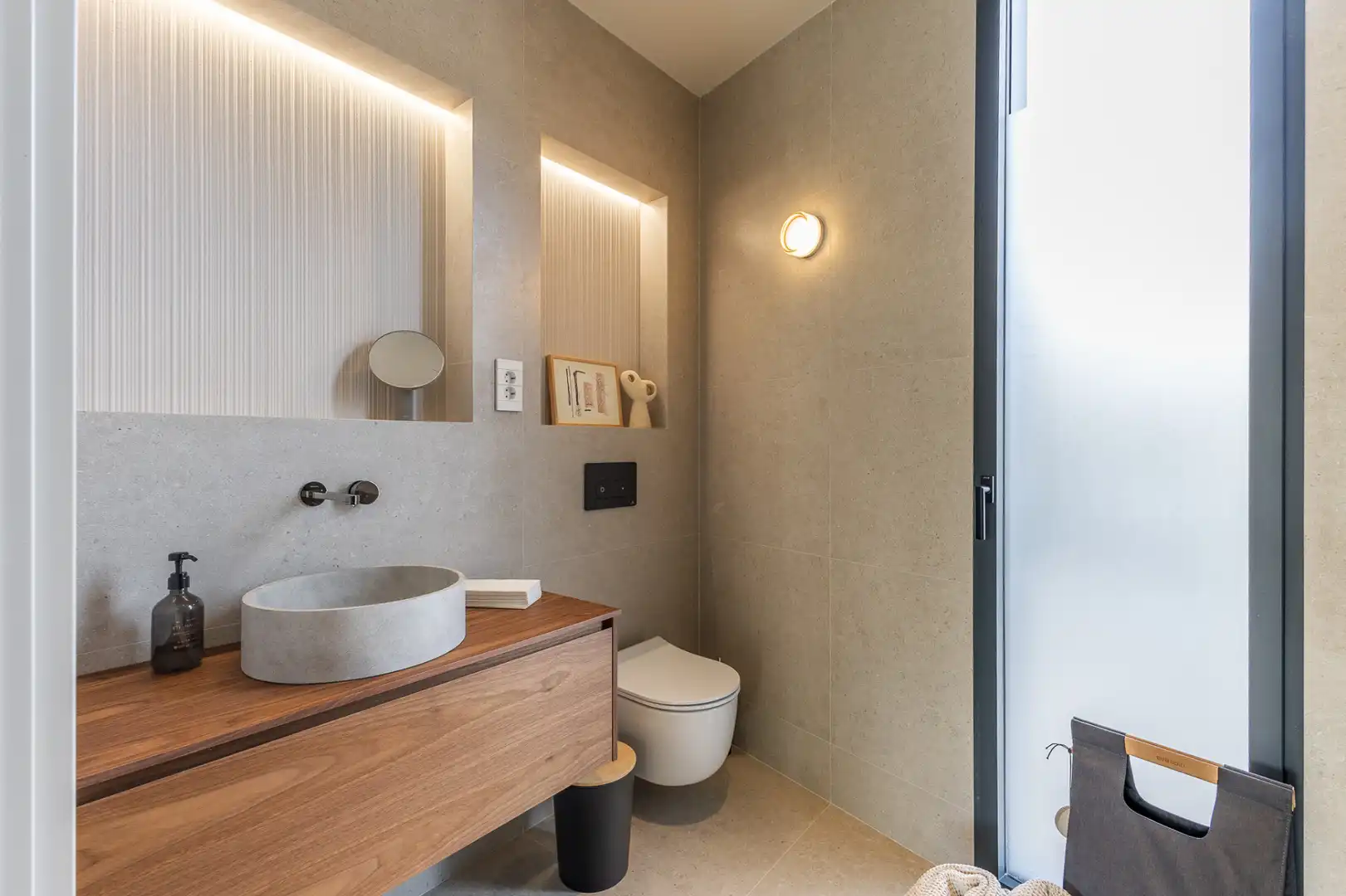 Bathroom of Houses for sale in Sant Cugat del Vallès  with Air Conditioner, Heating and Private garden