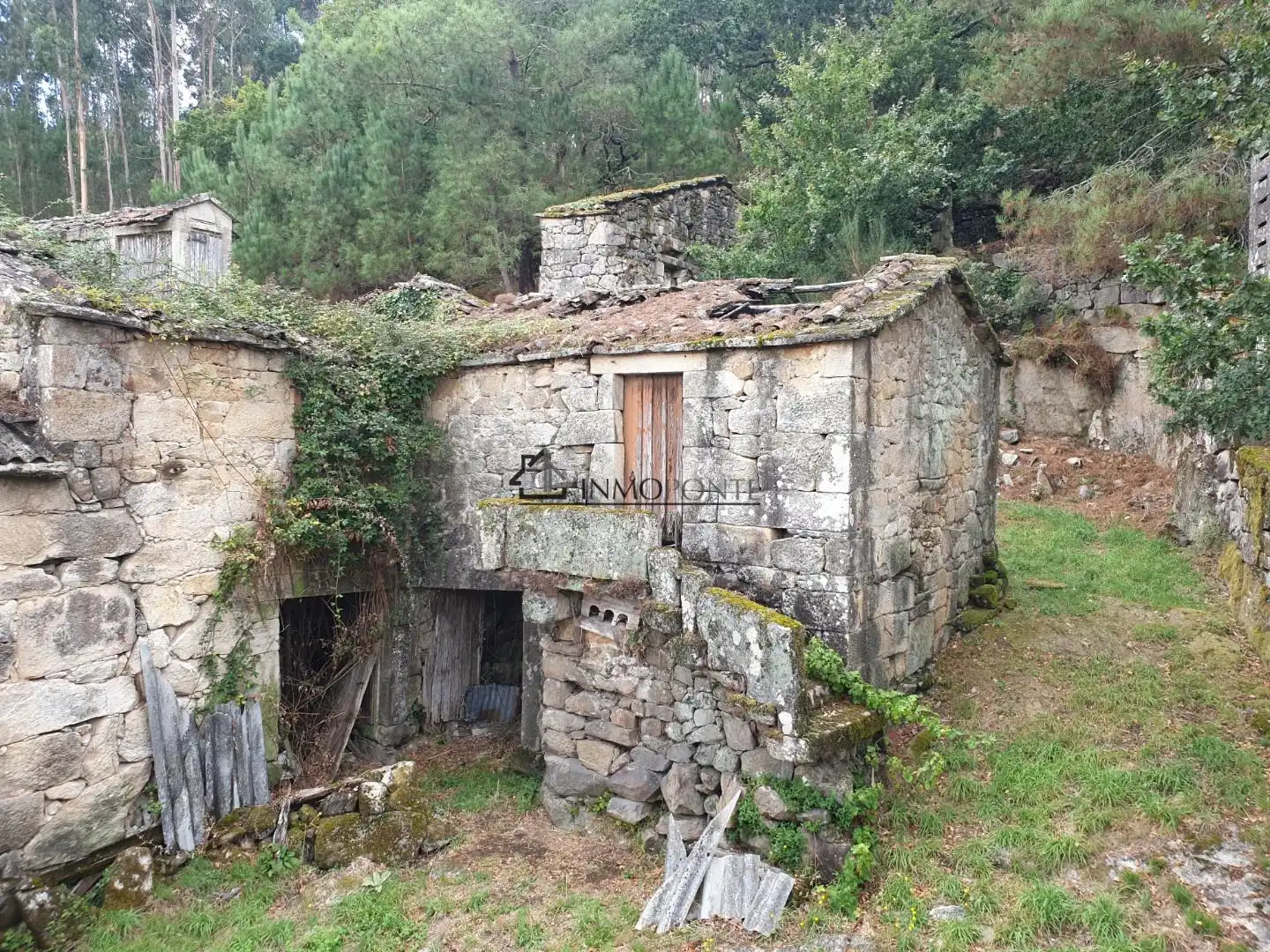 Vista exterior de Casa o chalet en venta en Campo Lameiro con Jardín privado