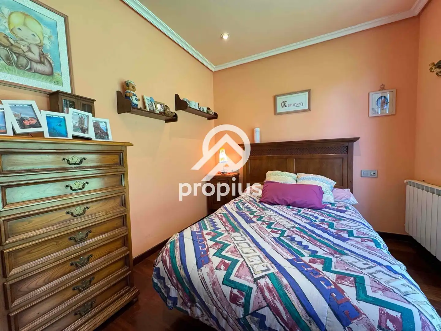 Bedroom of Houses for sale in Avilés  with Heating, Private garden and Parquet flooring