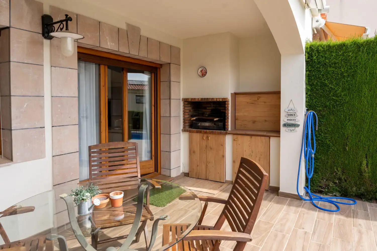 Terraza de Casa adosada en venta en Mont-roig del Camp con Aire acondicionado, Jardín privado y Terraza