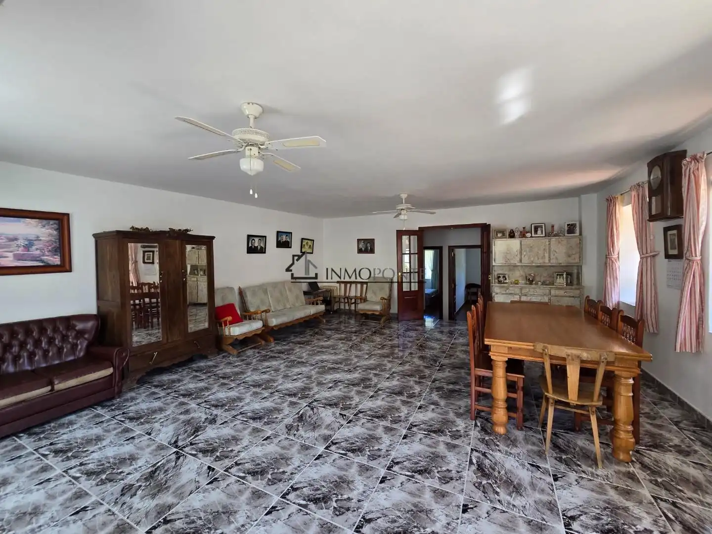 Sala de estar de Casa o chalet en venta en Campo Lameiro con Jardín privado, Terraza y Balcón