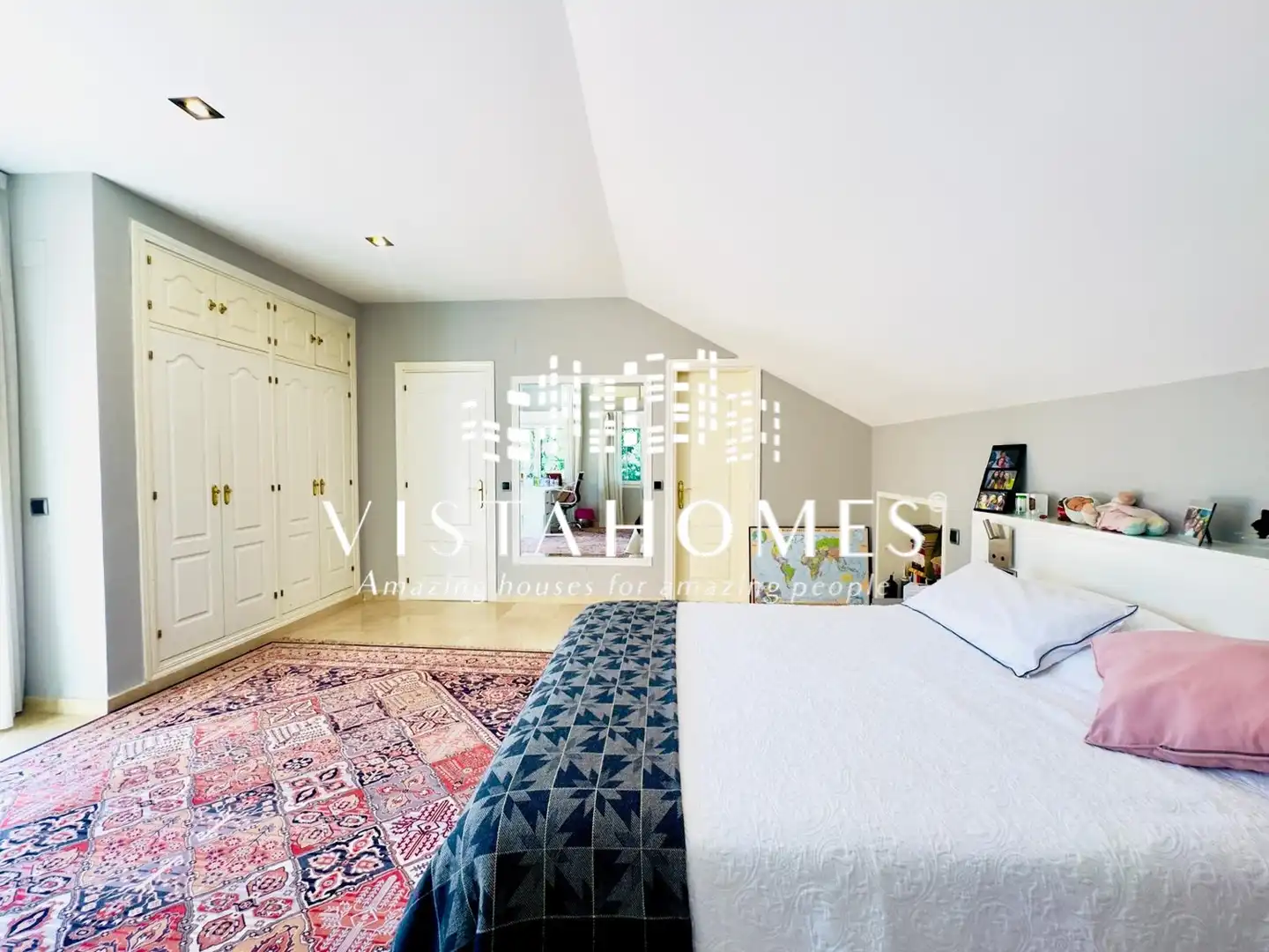 Bedroom of Houses for sale in Ciudalcampo  with Air Conditioner, Heating and Private garden