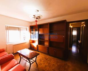 Living room of Flat for sale in  Madrid Capital  with Heating and Parquet flooring