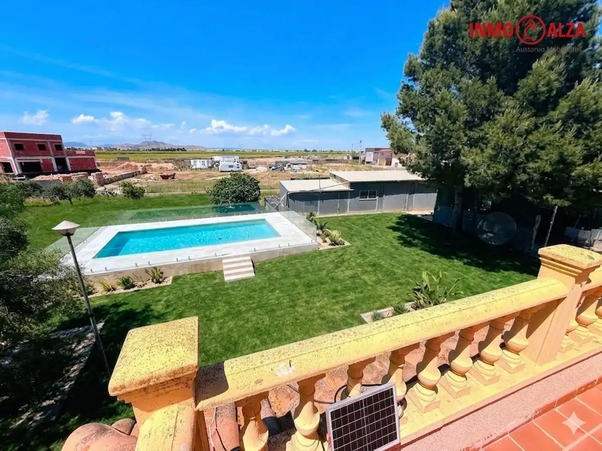 Swimming pool of Houses for sale in Los Alcázares  with Terrace, Storage room and Furnished