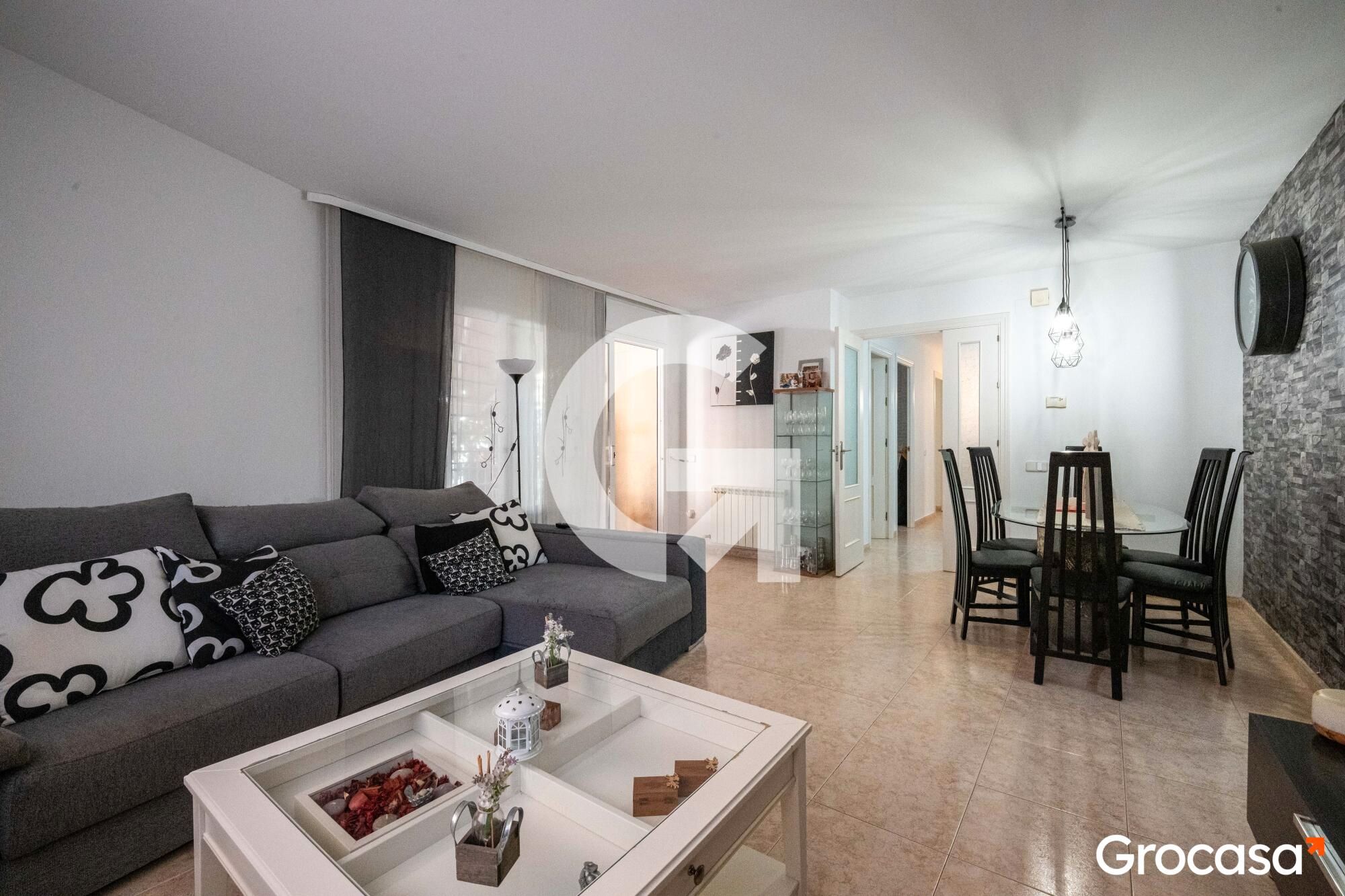 Living room of Flat for sale in Mataró  with Heating, Terrace and Storage room