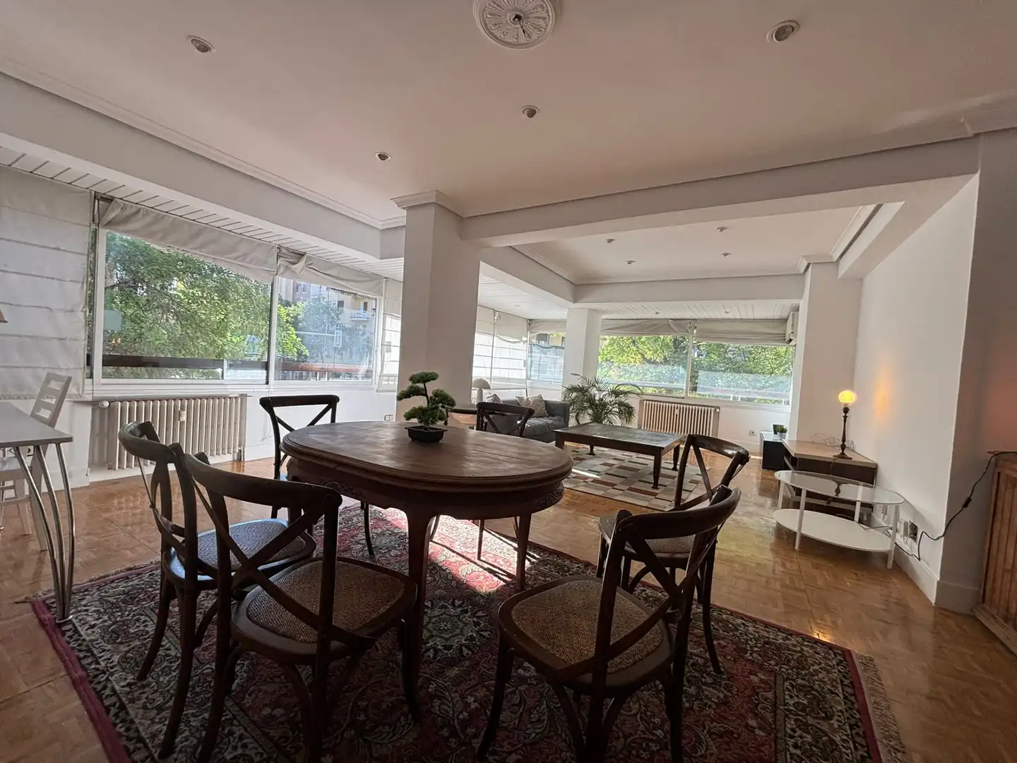 Esszimmer von Wohnung zur Miete in Madrid mit Klimaanlage, Heizung und Möbliert