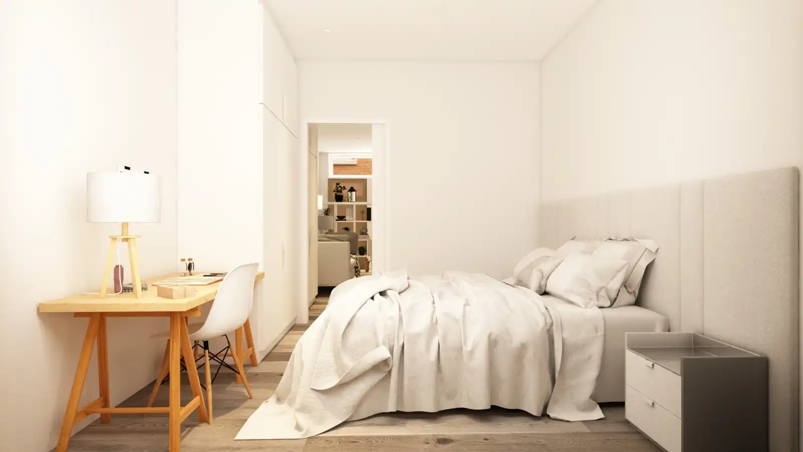 Bedroom of Flat for sale in Terrassa  with Air Conditioner, Oven and Microwave