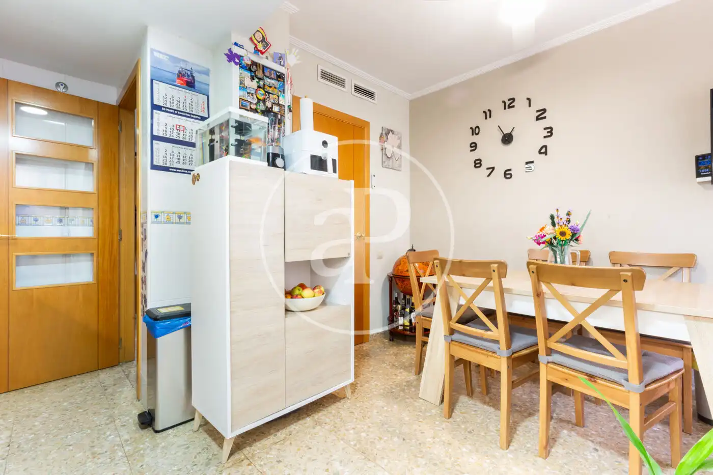Kitchen of Flat for sale in Valencia  with Air Conditioner, Heating and Private garden