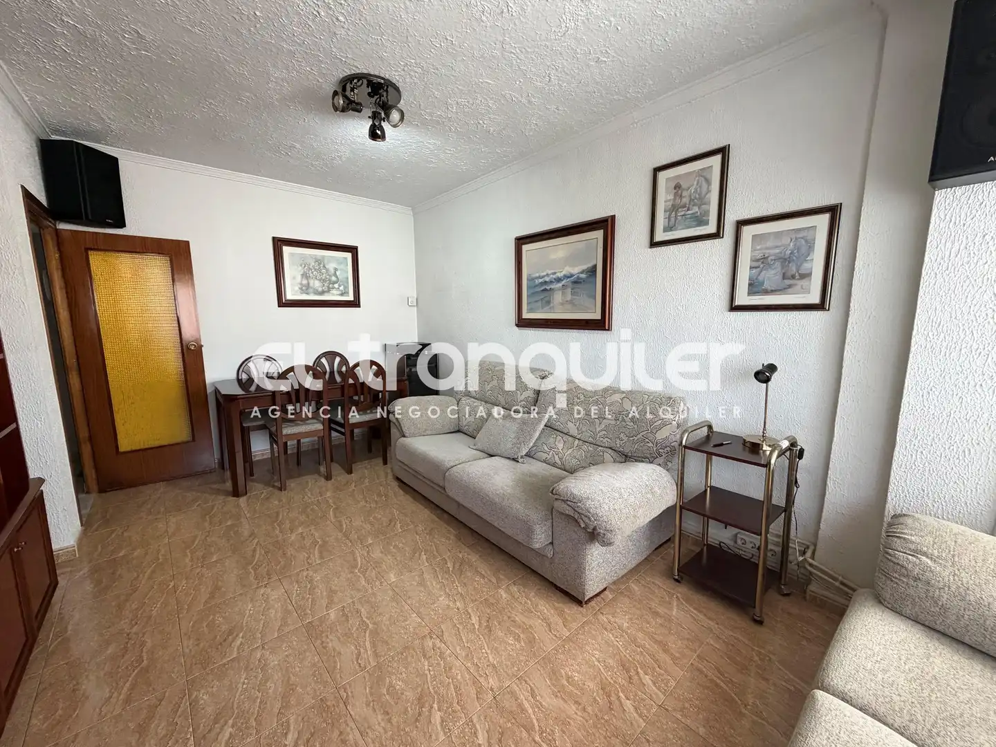 Sala de estar de Piso de alquiler en Fuenlabrada con Parquet, Amueblado y Lavadora