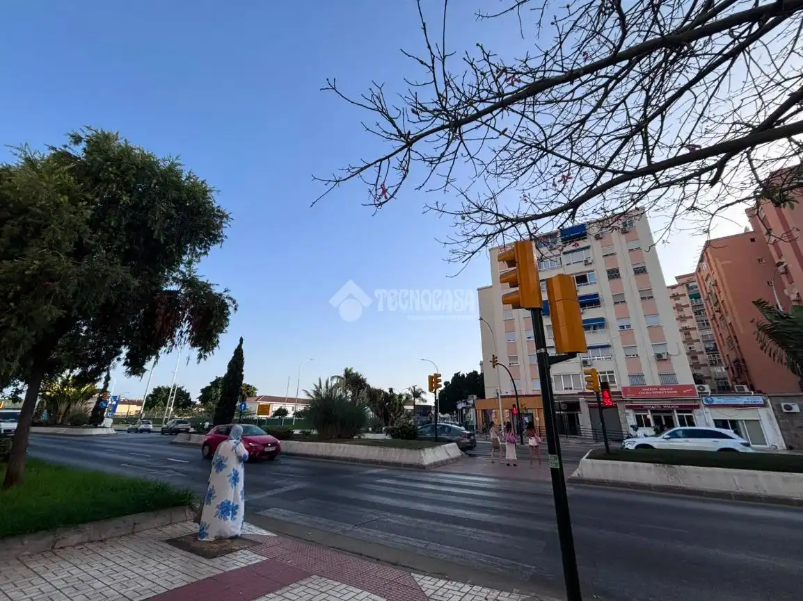 Vista exterior de Piso en venta en Málaga con Aire acondicionado, Parquet y Amueblado