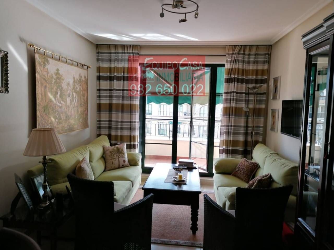 Sala d'estar de Apartament en venda en Barreiros amb Calefacció, Parquet i Terrassa