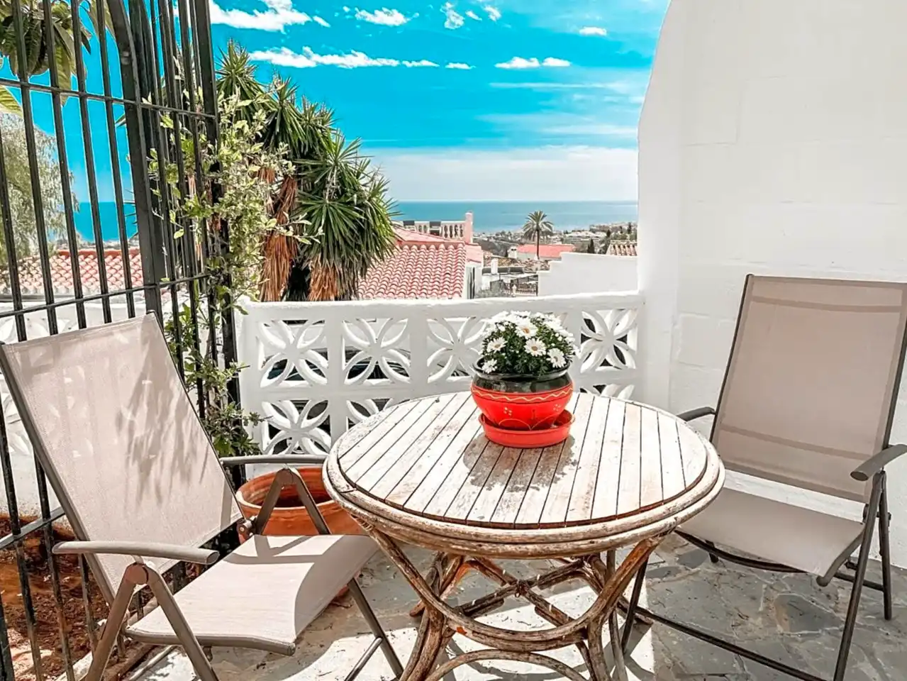 Terraza de Casa o chalet en venta en Benalmádena con Aire acondicionado, Jardín privado y Terraza
