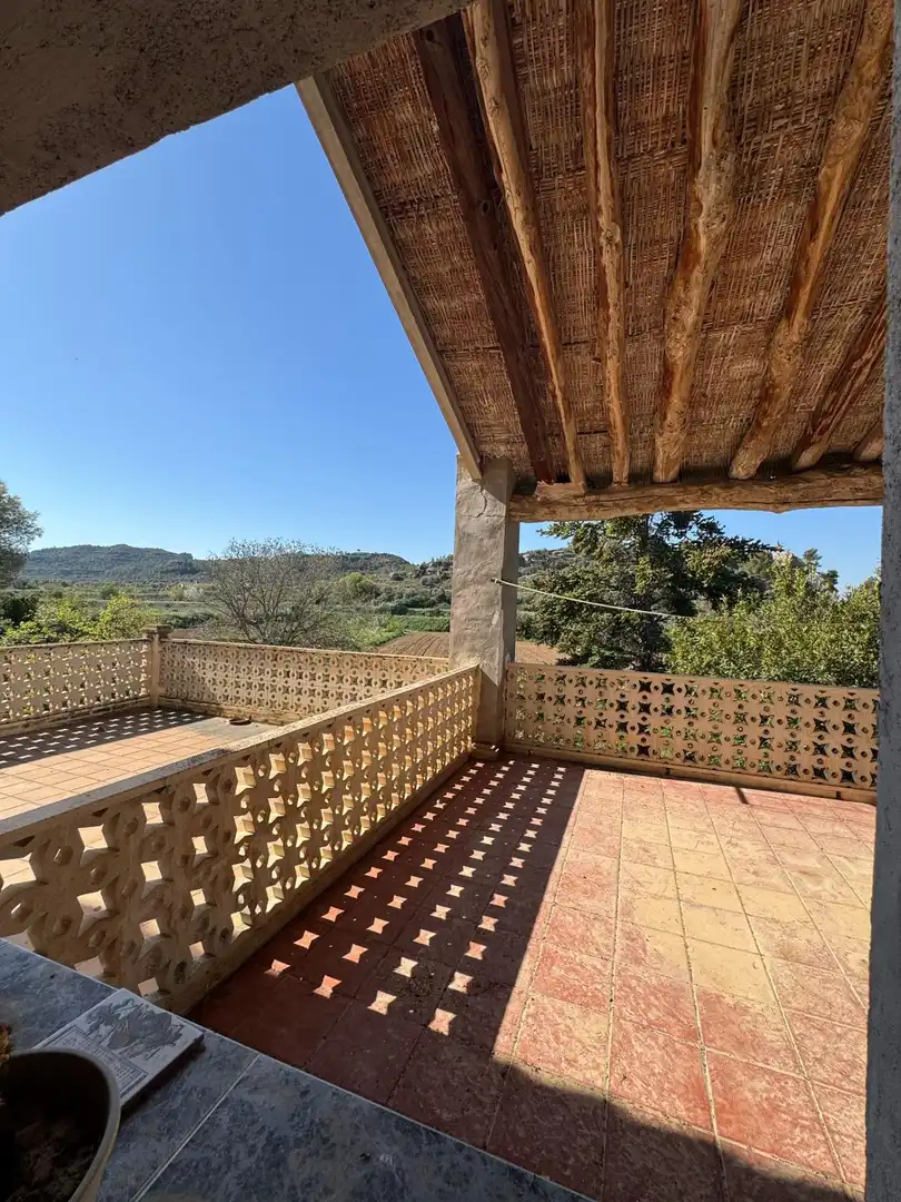 Terrassa de Casa adosada en venda en Alcañiz amb Terrassa, Traster i Piscina comunitària