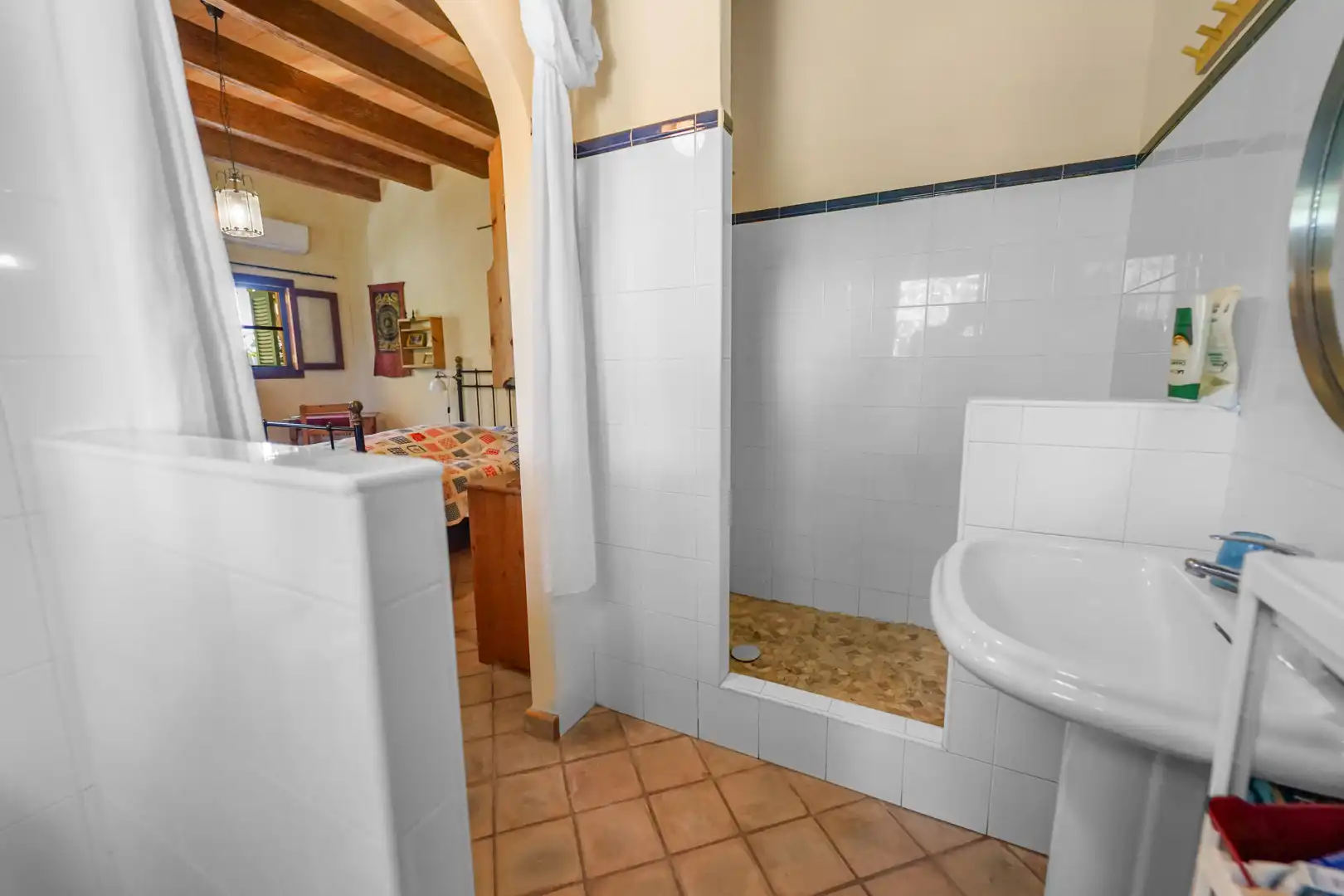 Badezimmer von Country house zum Verkauf in Campos mit Klimaanlage, Heizung und Abstellraum