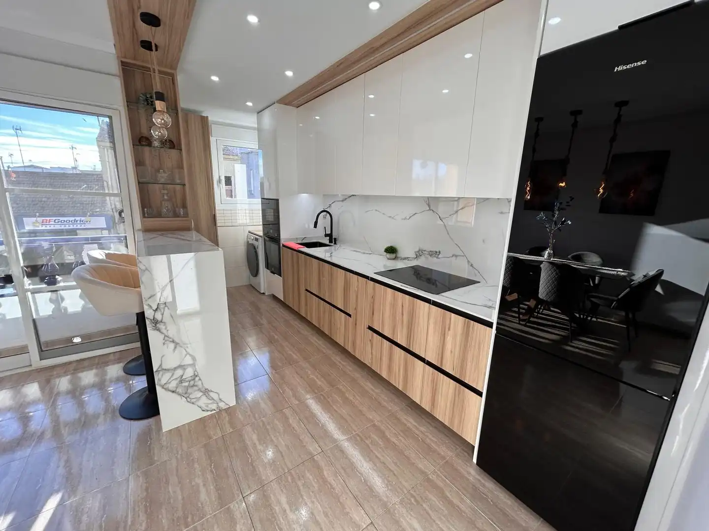 Kitchen of Flat for sale in Dolores  with Air Conditioner, Terrace and Furnished