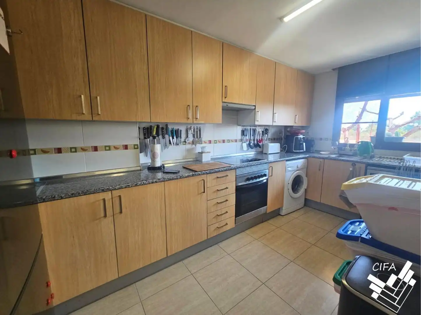 Cuina de Apartament en venda en San Jorge / Sant Jordi amb Aire condicionat, Calefacció i Jardí privat