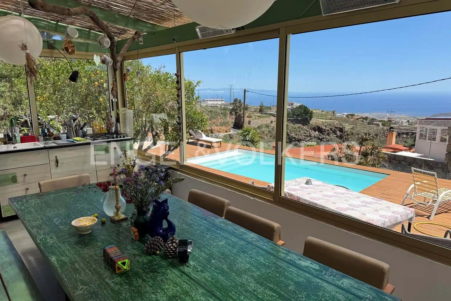 Exterior view of Houses for sale in Granadilla de Abona  with Terrace and Furnished