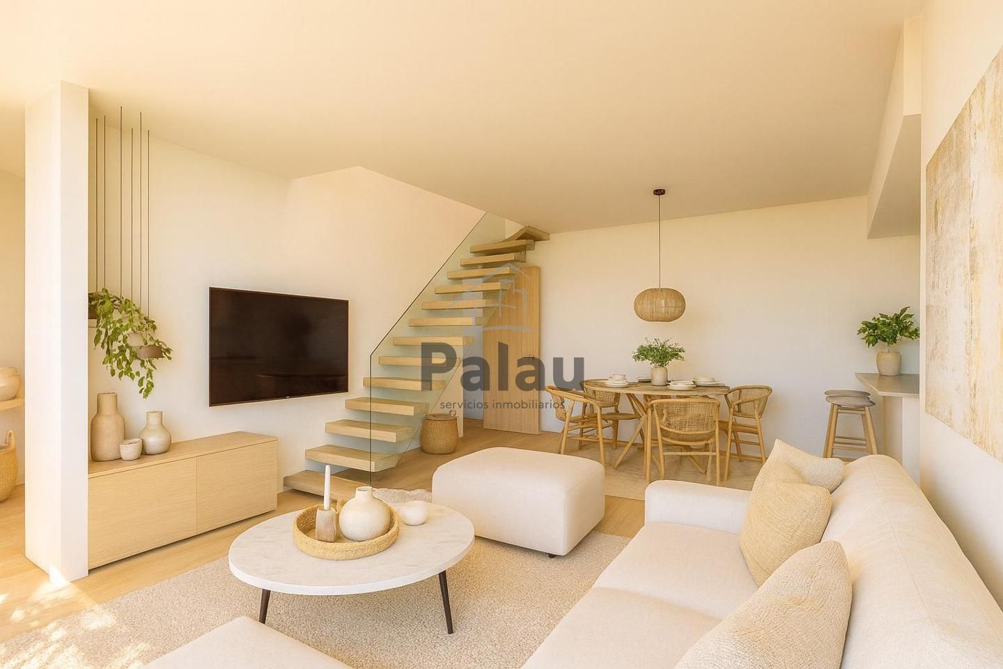 Sala de estar de Dúplex en venta en Maó con Terraza y Balcón