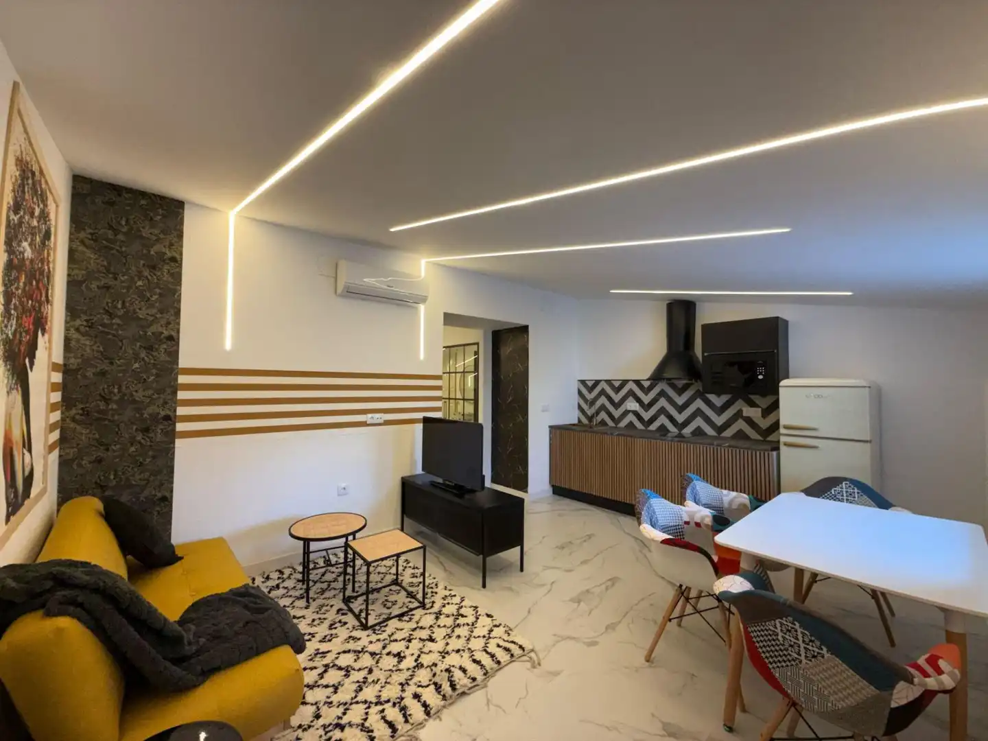 Sala de estar de Apartamento en venta en Mérida con Aire acondicionado, Terraza y Amueblado