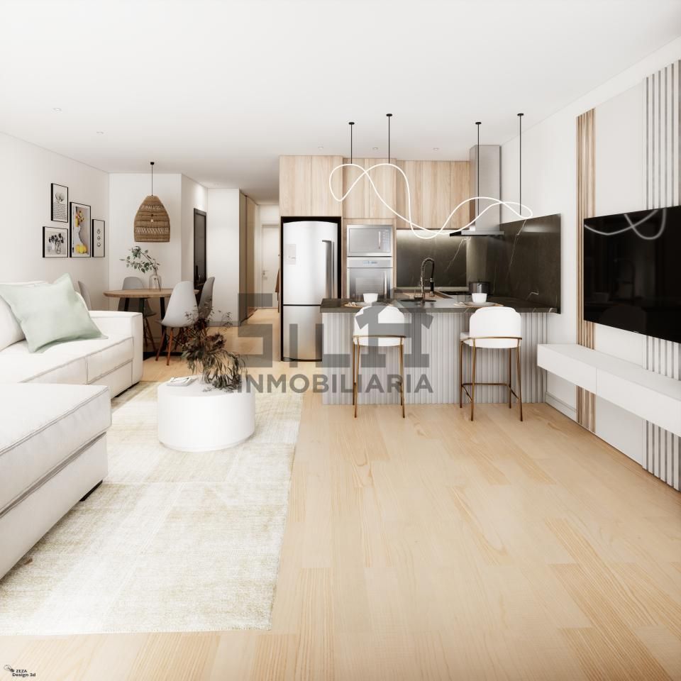 Kitchen of Apartment for sale in Sanxenxo  with Heating, Terrace and Storage room