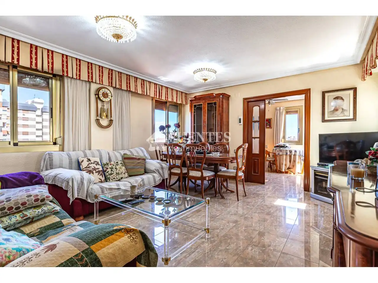 Sala de estar de Piso en venta en Alicante / Alacant con Aire acondicionado y Alarma