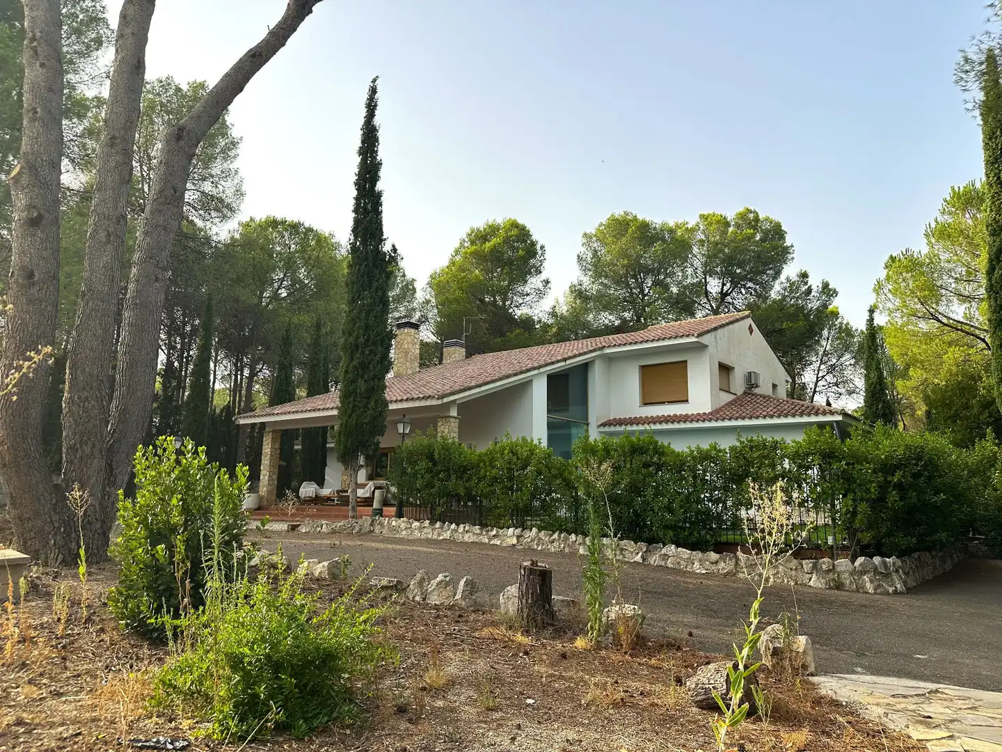Vista exterior de Casa o chalet en venta en Ontinyent con Calefacción, Jardín privado y Piscina
