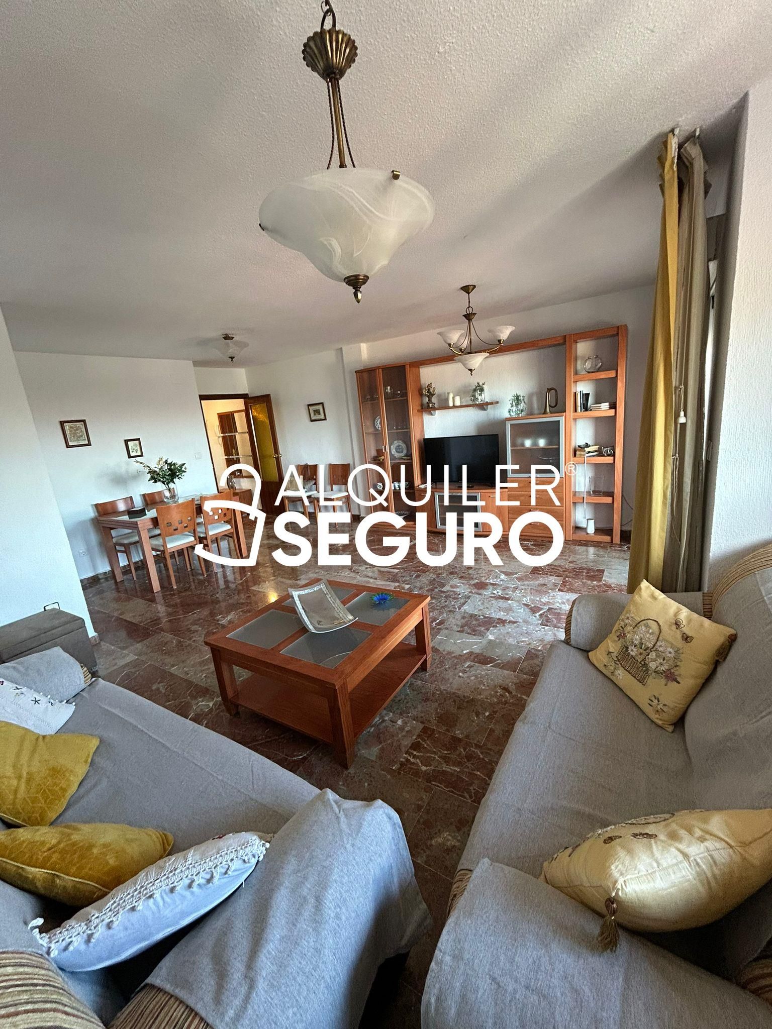 Sala de estar de Piso de alquiler en  Granada Capital con Aire acondicionado y Amueblado