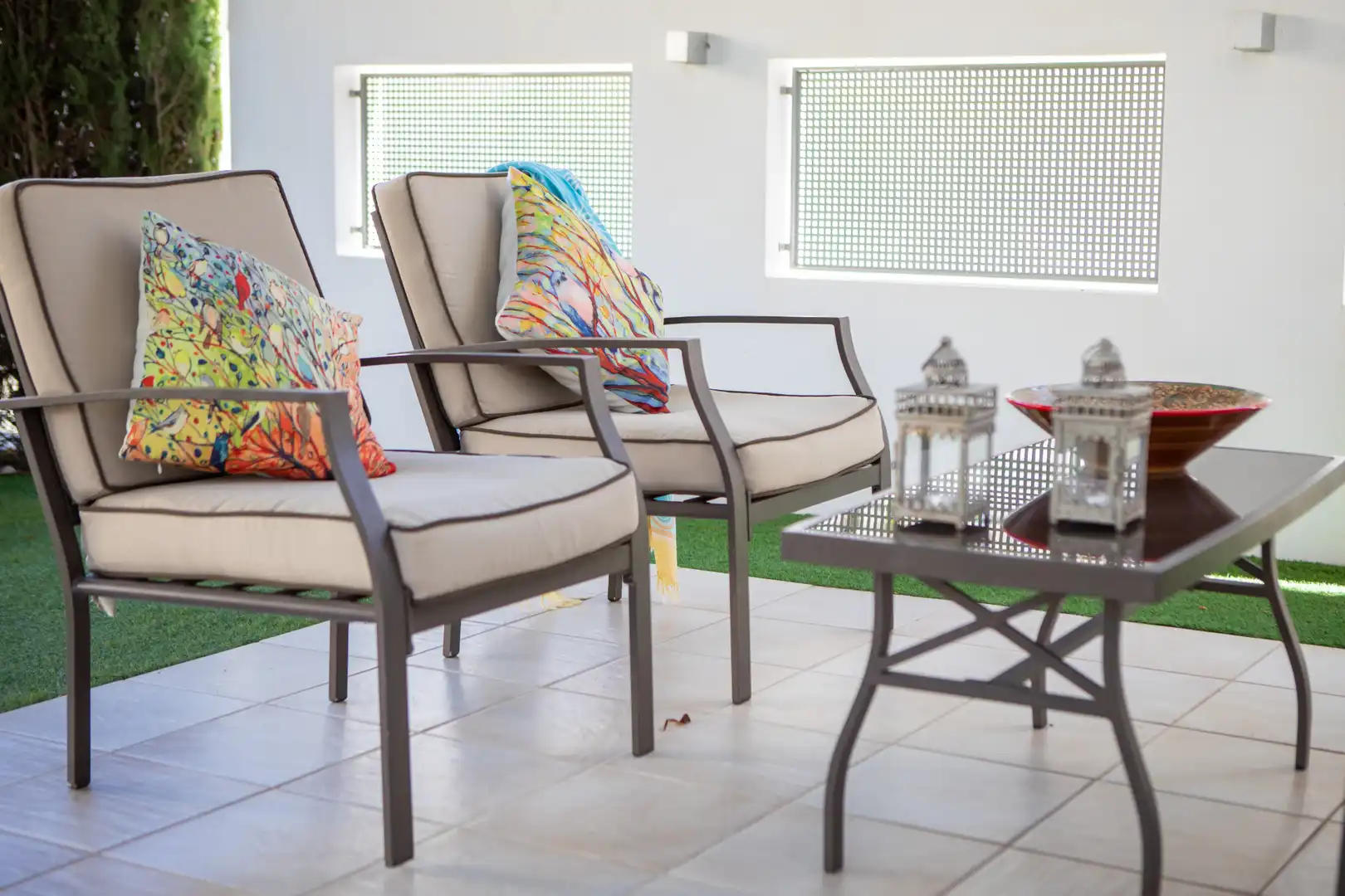 Terraza de Piso de alquiler en Dénia con Aire acondicionado, Calefacción y Jardín privado