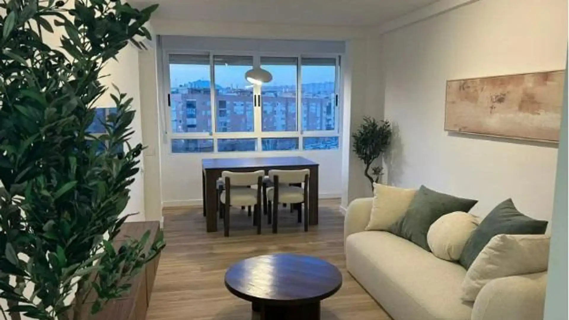 Sala de estar de Piso de alquiler en Alicante / Alacant con Aire acondicionado, Calefacción y Terraza