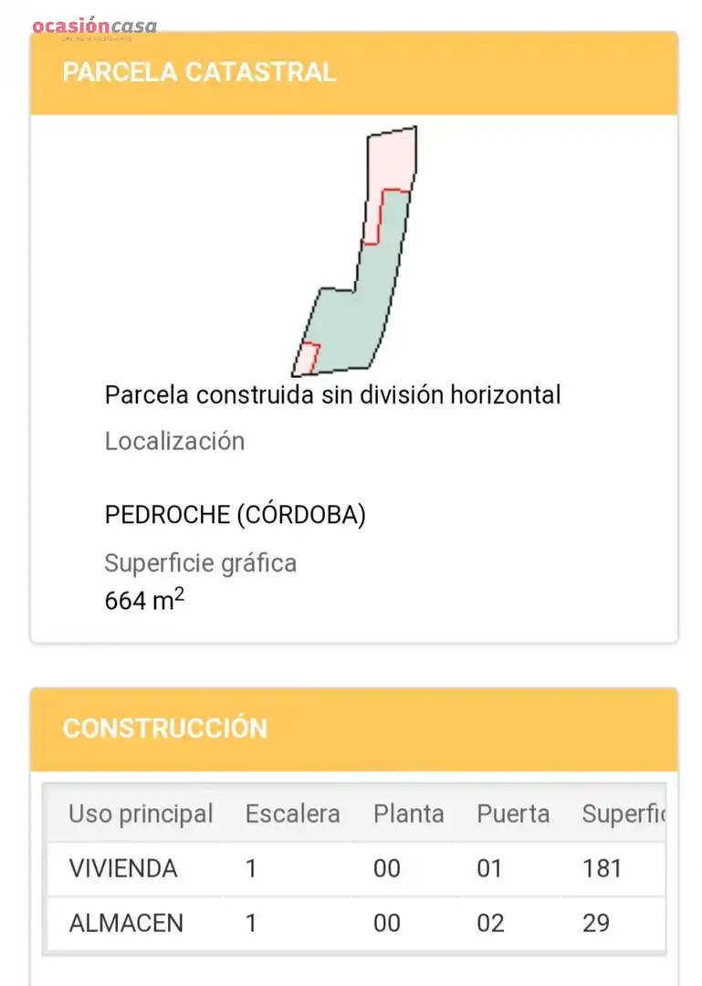 Jardín de Casa o chalet en venta en Pedroche con Calefacción, Jardín privado y Trastero