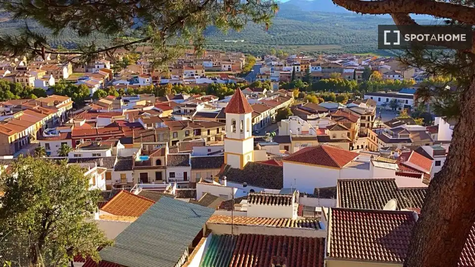 Vista exterior de Apartamento para compartir en Villanueva del Trabuco con Aire acondicionado, Terraza y Amueblado