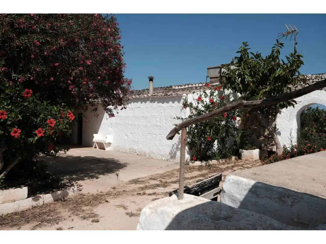 Jardín de Finca rústica en venta en Ciutadella de Menorca con Jardín privado y Piscina