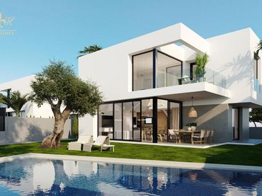 Detached house with pool for sale in Balcón de Finestrat - Terra Marina