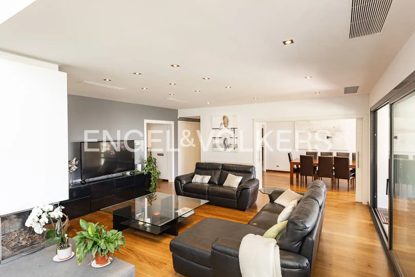 Living room of Houses for rent in Sant Andreu de Llavaneres  with Air Conditioner, Heating and Private garden