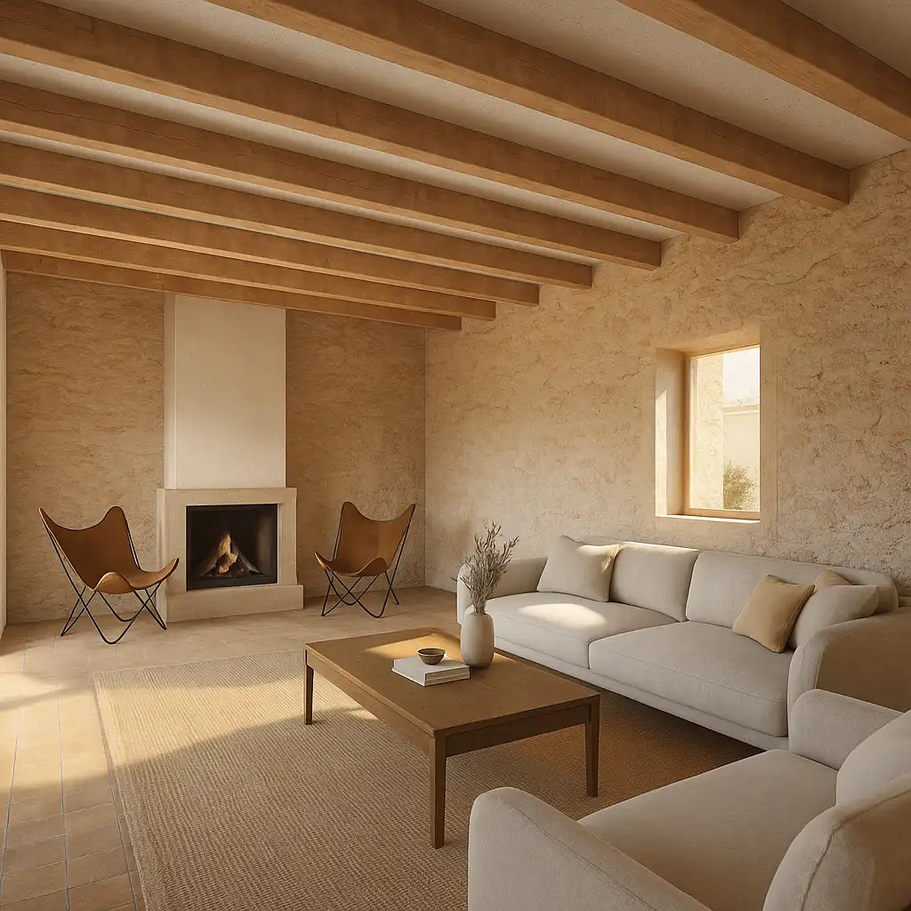 Sala de estar de Casa adosada en venta en Pollença con Terraza